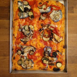 Verdure vegana pizza - Vegan vegetable pizza